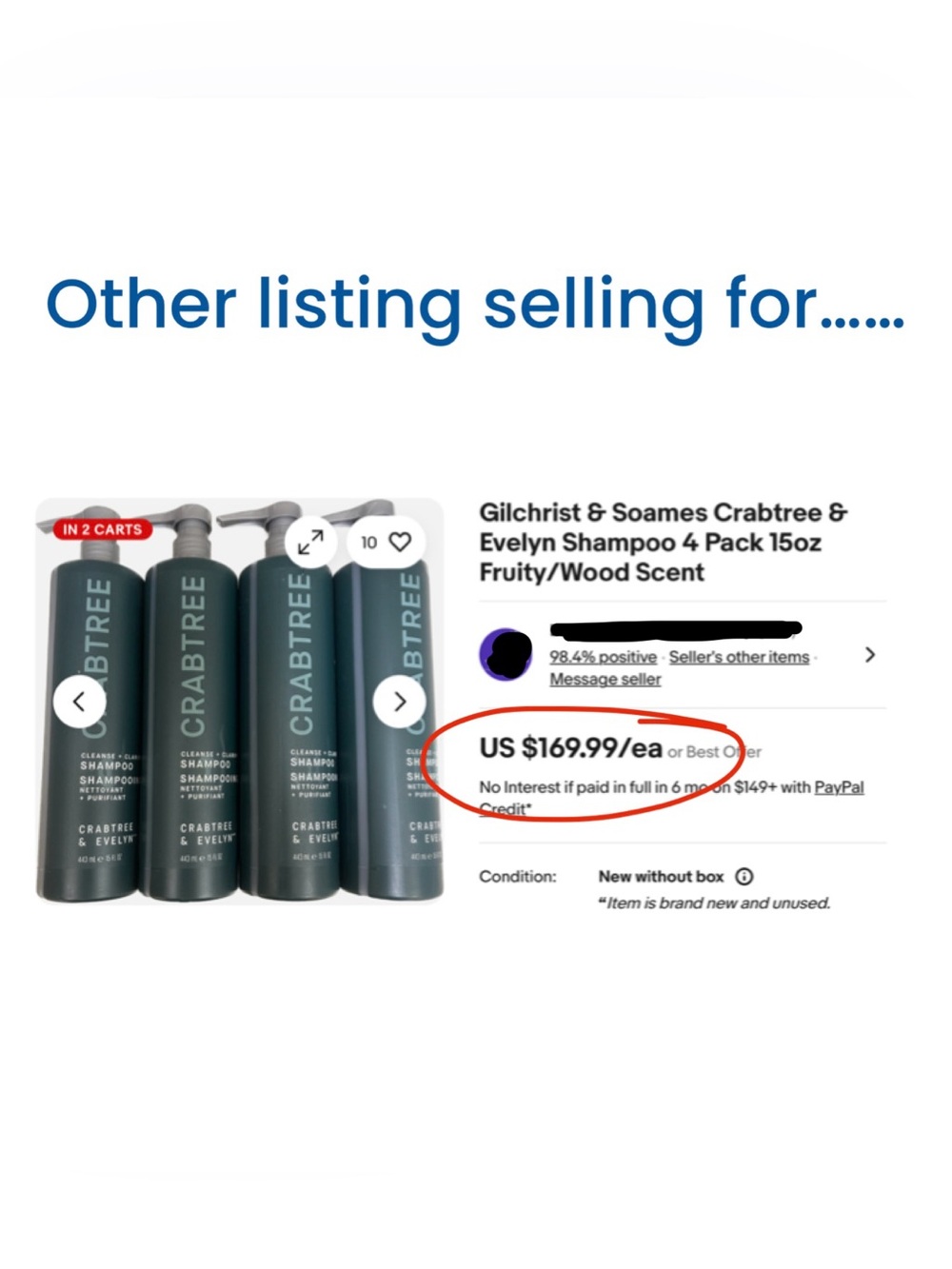 CRABTREE & EVELYN CLEANSE + CLARIFY SHAMPOO 15 oz | Set of 4 | Pump Bottles - Picture 5 of 8